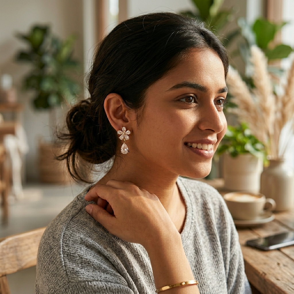 The "Crystal Bloom" Diamond Drops